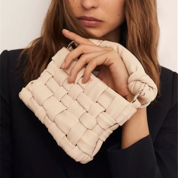 SPANISH DESIGNER WOVEN SHOULDER BAG - 3 COLORS