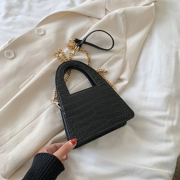 ALLIGATOR DESIGNER BAG (SMALL & LARGE) - 4 COLORS