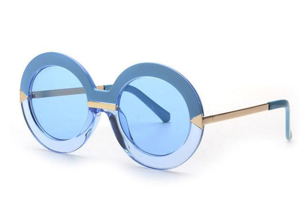 ROUND 2 TONE SUNGLASS - 6 COLORS