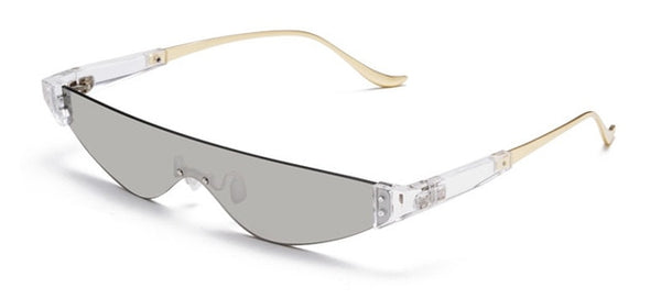 RIMLESS CAT EYE SPECS