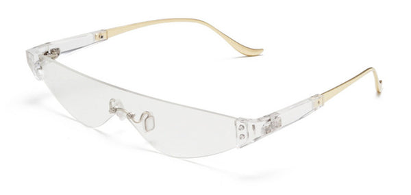 RIMLESS CAT EYE SPECS