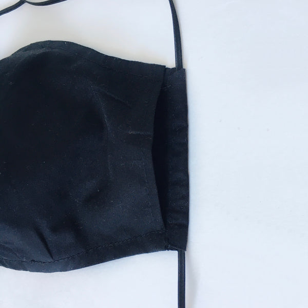 SNAKE PRINT FACE MASK (Black)