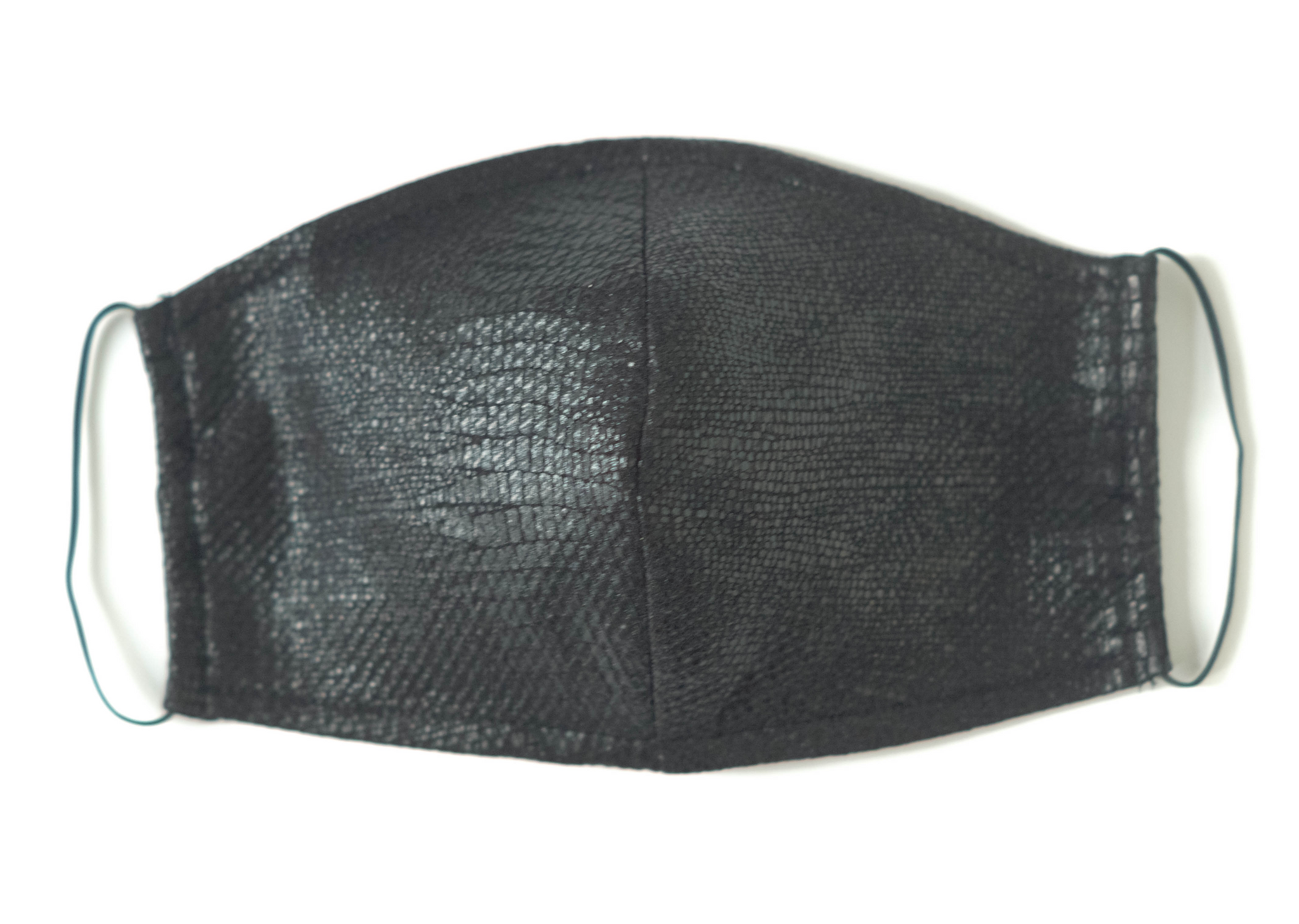 SNAKE PRINT FACE MASK (Black)