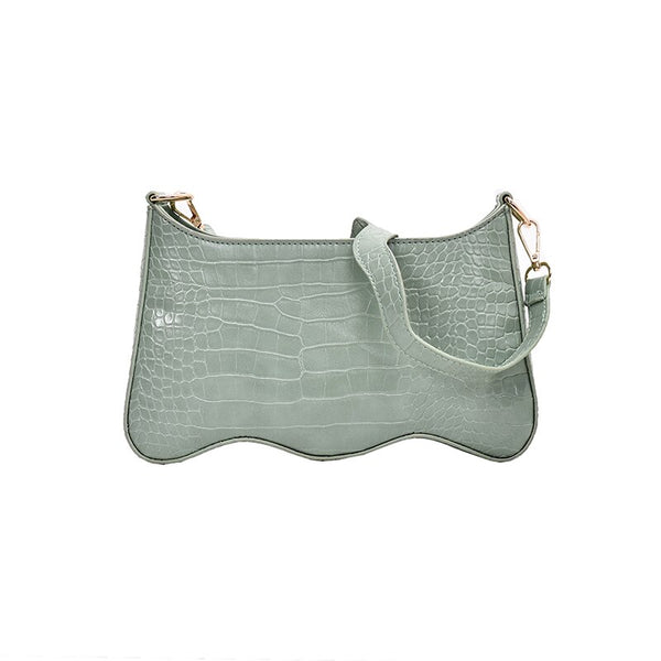 ALIGATOR SHOULDER BAG - 4 COLORS