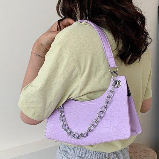 ALLIGATOR TOTE BAG - 4 COLORS