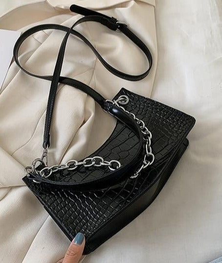 ALLIGATOR TOTE BAG - 4 COLORS